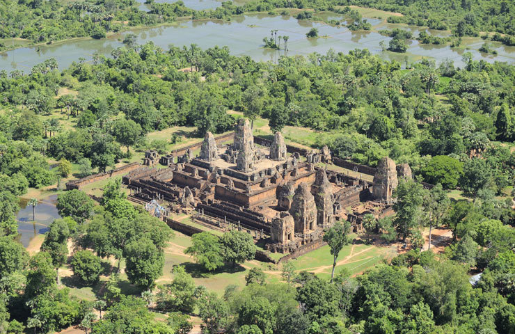 Pre Rup pohled z helikoptéry