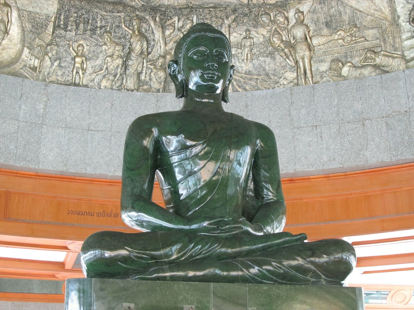 Nefritový Buddha - Wat Dhammamongkol Bangkok